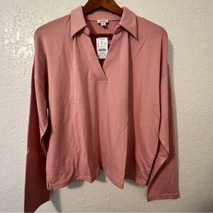 J Crew Long Sleeve Polo